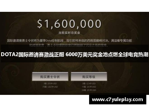 DOTA2国际邀请赛激战正酣 6000万美元奖金池点燃全球电竞热潮